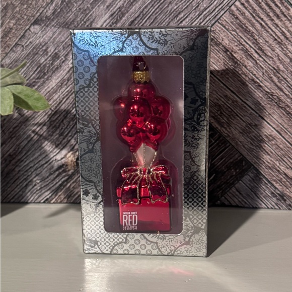 Taylor Swift Red Eras Tour Balloons Christmas Ornament - Picture 2 of 5